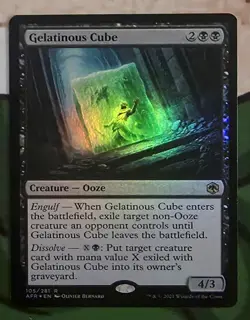 X 1 Gelatinous Cube FOIL NM-M Adventures in the Forgotten Realms 105 - Image 1