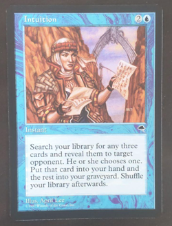 Intuition｜Tempest MTG Magic the Gathering Instant Blue English - Image 1