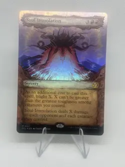 MTG Soul Immolation #0321 Showcase Foil Lorwyn Eclipsed MYTHIC Rare NM - Image 1