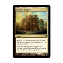 WOTC MtG Sliver Ancient Ziggurat (U) (Foil) VG - Image 1
