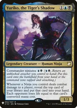 Yoriko, the Tiger's Shadow - Dimir Ninjas and Tempo Control Commander Deck - Image 1