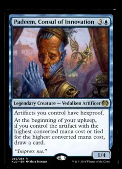 Padeem, Consul of Innovation LP Light Play Kaladesh MTG [11340] - Image 1