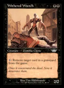 Withered Wretch LP Light Play Legions MTG [8871] - Image 1