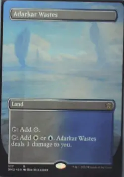 Adarkar Wastes (Borderless) - Dominaria United: #377, MTG Lp C286 - Image 1