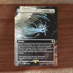 Judgment of Alexander (Borderless) NEAR MINT NON FOIL #0455 Final Fantasy MtG - Image 1