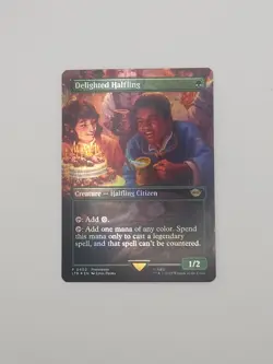 Delighted Halfling (Borderless) Universes Beyond: The Lord of the Rings:...Foil - Image 1