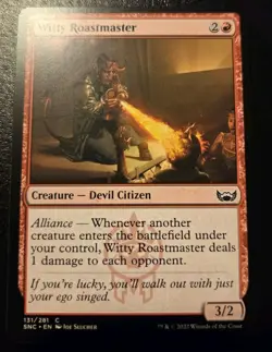 Witty Roastmaster 131/281 Common Streets Of New Capenna Magic: The Gathering - Image 1