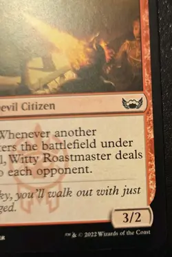 Witty Roastmaster 131/281 Common Streets Of New Capenna Magic: The Gathering - Image 5