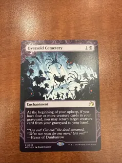 Oversold Cemetery Wilds of Eldraine: Enchanting Tales Regular Mtg - Image 1