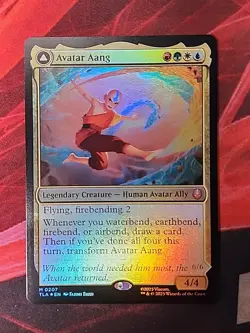 MTG Avatar Aang Aang, Master of Elements Foil M 0207 - Image 1