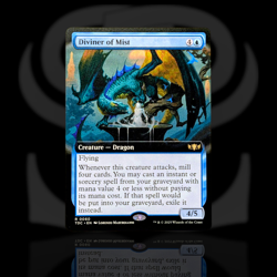 Diviner of Mist (Extended Art) Commander: Tarkir: Dragonstorm Regular - Image 1