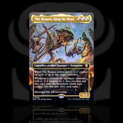 The Reaper, King No More •Borderless• Mythic Artifact Creature - Scarecrow ECC - Image 1