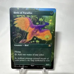 Birds of Paradise (Borderless) Dominaria Remastered Regular - Image 1
