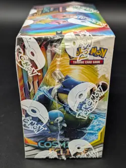 Pokemon TCG: Sun & Moon Cosmic Eclipse Booster Box Sealed w/ Acrylic Case - Image 5