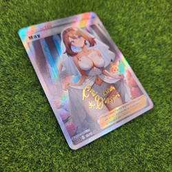 May Pokemon Waifu Trainer Foil Goddess Story Waifu Card Girl Holo Anime Super - Image 1