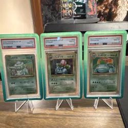 Pokemon 2023 CLF JP Bulbasaur Ivysaur Venusaur PSA 10 GEM MT Sequential order!!! - Image 1