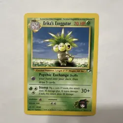 Pokemon TCG Erika's Exeggutor Gym Heroes 44/132 Regular Unlimited Uncommon - Image 1