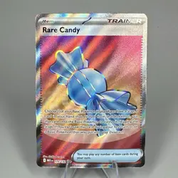 Pokemon TCG Mega Evolution Trainer Rare Candy Ultra Rare Holo 175/132 - Image 1