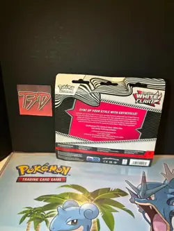 Pokemon TCG White Flare Blister Tech Sticker Collection - Factory Sealed New - Image 2