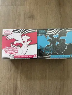Pokemon TCG Black Bolt and White Flare ETB - FACTORY SEALED BRAND NEW - Image 1