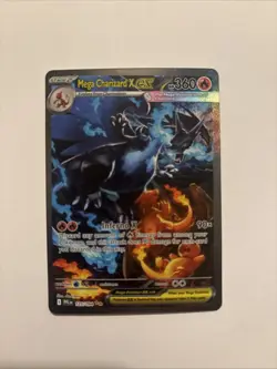 2025 Pokemon Phantasmal Flames MEGA CHARIZARD X ex 125/094Pack Fresh Grade Ready - Image 2