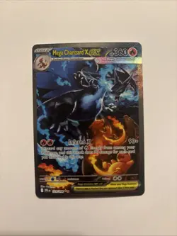 2025 Pokemon Phantasmal Flames MEGA CHARIZARD X ex 125/094Pack Fresh Grade Ready - Image 3