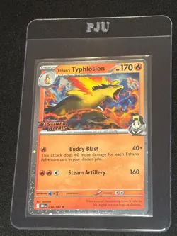 Pokemon TCG Ethan’s Typhlosion 034/182 SV10: Destined Rivals Stamped Promo NM - Image 3