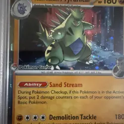 2025 Pokemon Team Rockets Tyranitar Pokemon Center Promo 96/182 PSA 10 - Image 3