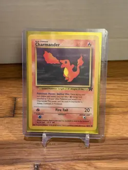 Pokemon TCG Team Rocket Set Charmander 50/82 Non Holo Near Mint - Image 1