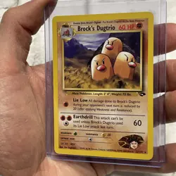 2000 Pokemon Brock's Dugtrio 22/132 Gym Challenge Regular Rare Vintage NM/MT Vtg - Image 2