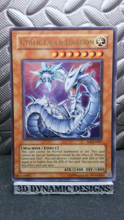 | Yugioh Cyber Laser Dragon SOI-EN007 Ultra Rare Shadow of Infinity VLP 🔥 | - Image 1