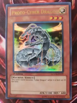 Yugioh Proto-Cyber Dragon LCGX-EN177 Ultra Rare 1st Edition - Image 1