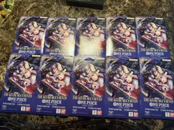 One Piece TCG The Azure Seas Seven (10) Sleeved Booster Packs IN HAND FAST SHIP - Image 1