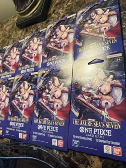 One Piece TCG The Azure Seas Seven (10) Sleeved Booster Packs IN HAND FAST SHIP - Image 2