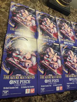 One Piece TCG The Azure Seas Seven (10) Sleeved Booster Packs IN HAND FAST SHIP - Image 4