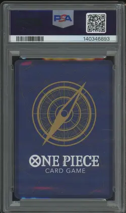 2025 One Piece EN Serialized Top Prize #OP07-119 Portgas D. Ace 0743/1000 PSA 10 - Image 2