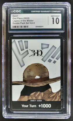 2025 ONE PIECE CCG DON!! LEGACY OF THE MASTER CGC 10 C PT - Image 1