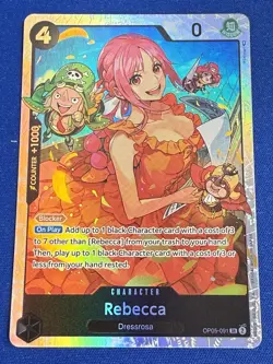Rebecca One Piece TCG Awakening of the New Era OP05-091 Super Rare - PWE - Image 1
