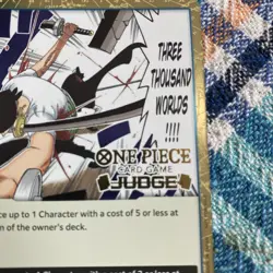 One Piece - Three Thousand Worlds OP03-057 Rare NM/M - English JUDGE - Image 2