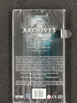 2010 WORLD OF WARCRAFT ARCHIVES BOOSTER PACK BLIZZARD SEALED - Image 2