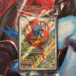 Riolu 10 Mega Evolution Pokemon Center Exclusive Promo Holo Full Art Card Sealed - Image 1