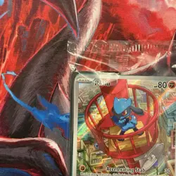 Riolu 10 Mega Evolution Pokemon Center Exclusive Promo Holo Full Art Card Sealed - Image 2