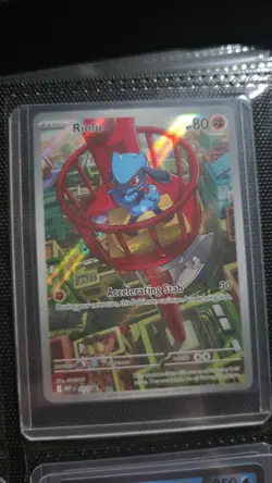 Riolu 10 Mega Evolution Promo Pokemon Card - Image 1
