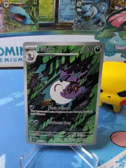 Arbok - 176/162 - Temporal Forces Illustration Rare - NM - Pokemon Trading Card - Image 1