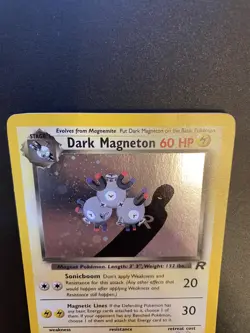 Pokemon TCG Dark Magneton 11/82 Holo Card Team Rocket Set - Image 4