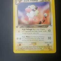 Dark Flaaffy 34/105 - 1ST EDITION - Neo Destiny - VINTAGE WotC Pokemon CARD - LP - Image 3