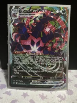 Pokemon TCG Eternatus VMAX SWSH045 Black Star Promo Card Mint Condition - Image 1