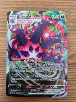 Lot of Two (2) Pokemon Eternatus VMAX Black Star Promo SWSH045 & V SV121/SV122 - Image 3