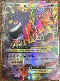 Pokemon TCG M Gengar EX Holo Card 35/119 XY-Phantom Forces NM/LP - Image 1