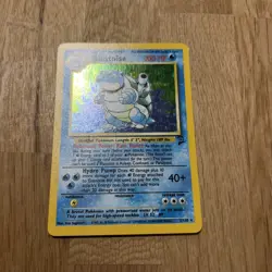 Blastoise 2/130 Holo Rare Base Set 2 Pokemon Card LP WOTC - Image 3